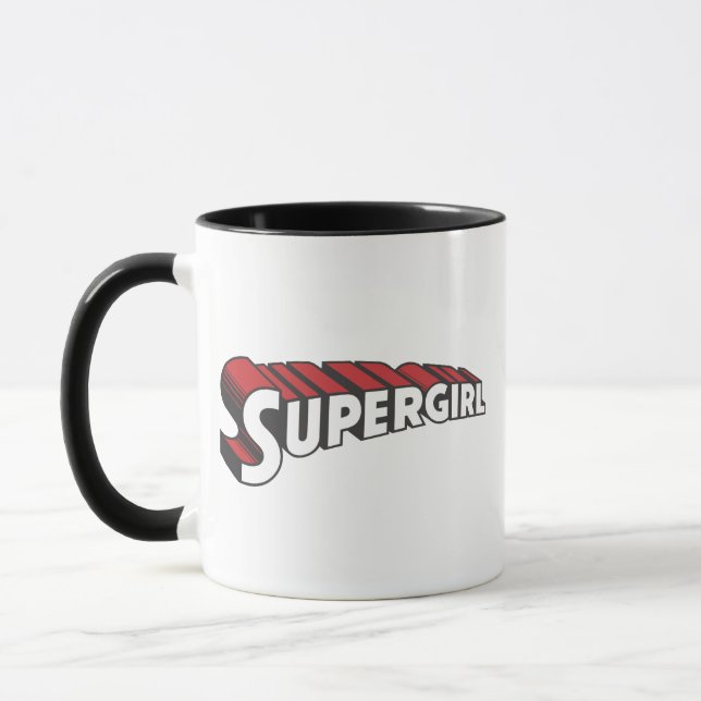 Mug Logo rouge et blanc de Supergirl (Gauche)