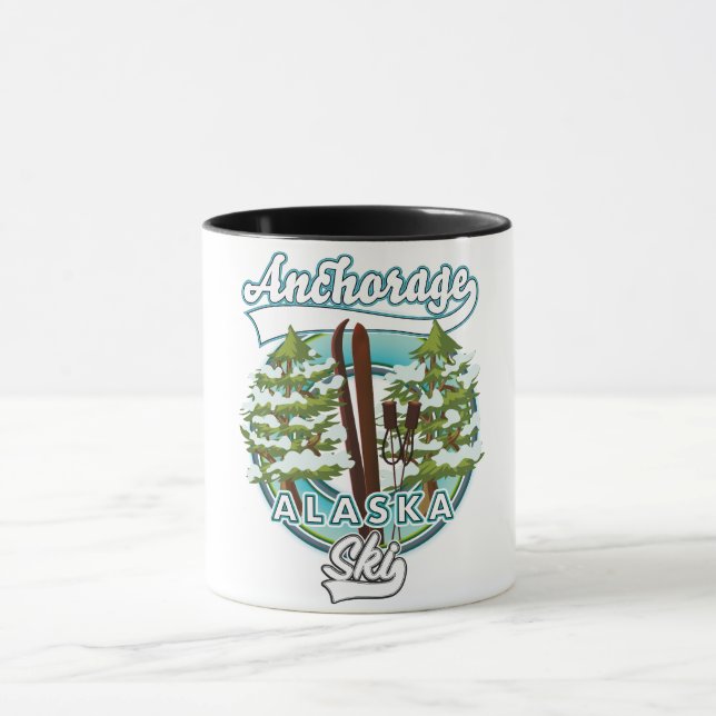 Mug logo ski Anchorage Alaska (Centre)