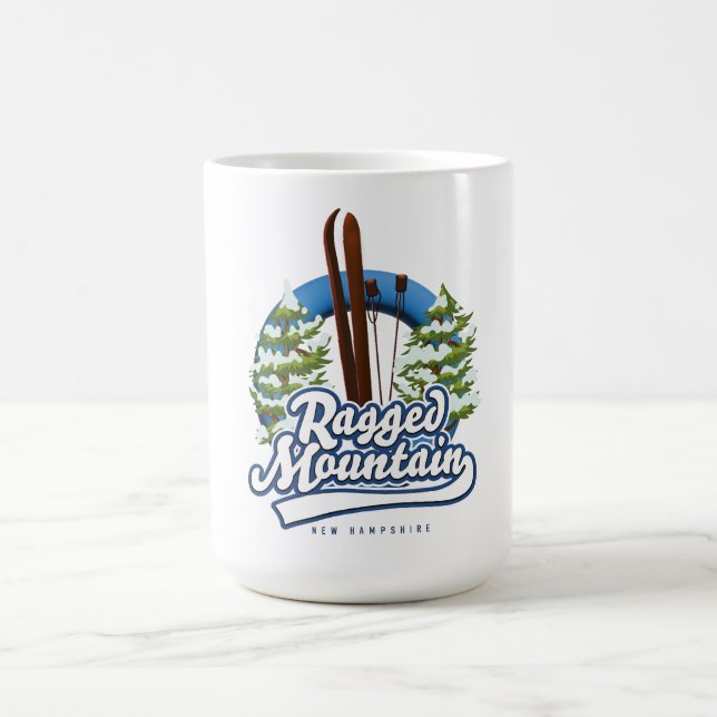 Mug logo ski de Ragged Mountain New Hampshire (Centre)