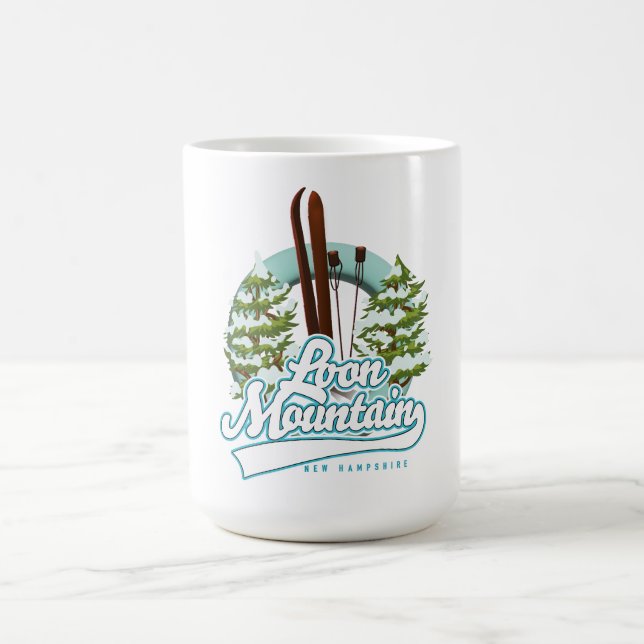 Mug logo ski mont Loon New Hampshire (Centre)