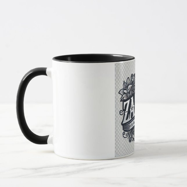 Mug Logo stylish Zazzle Store (Gauche)