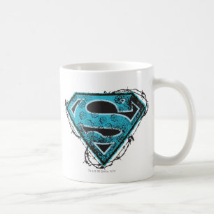 Mug Logo Supergirl Barbed Wire and Flowers