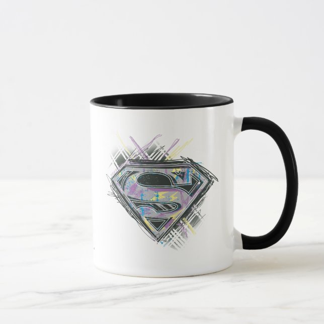 Mug Logo Supergirl Scribbles (Droite)