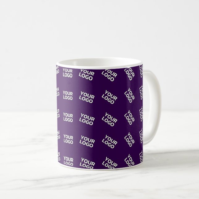 Mug Logo unique ou tout Motif d'image téléchargé | Pou (Devant droit)