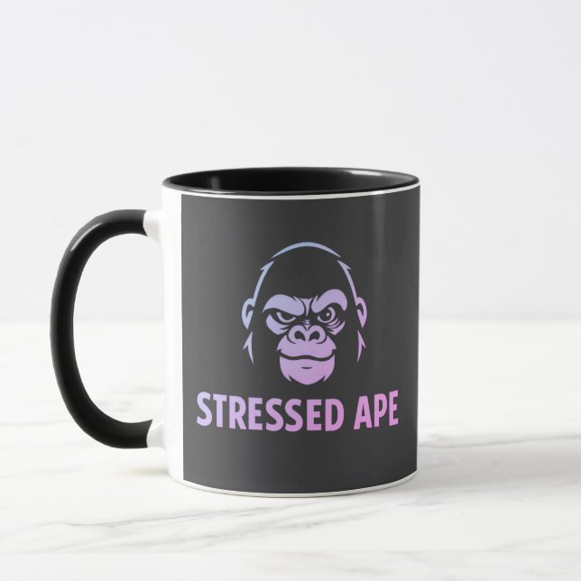 Mug Logo vert des studios Stressed Ape (Gauche)