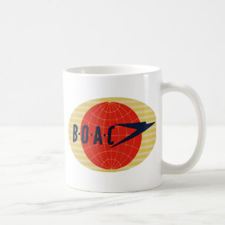 Mug Logo vintage de ligne aérienne de BOAC