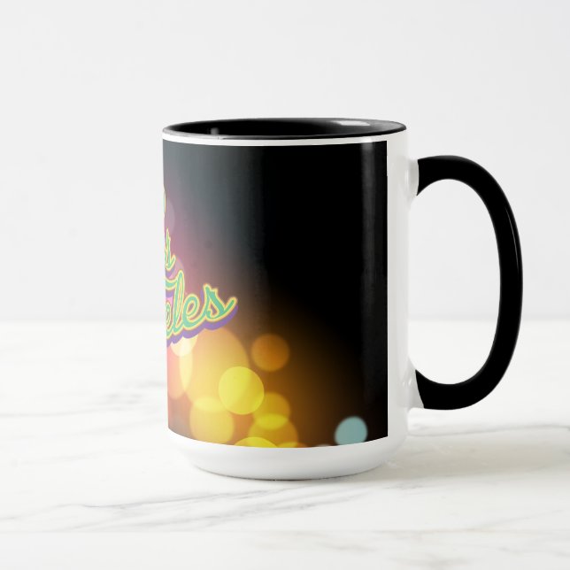 Mug Logo vintage de Los Angeles (Droite)