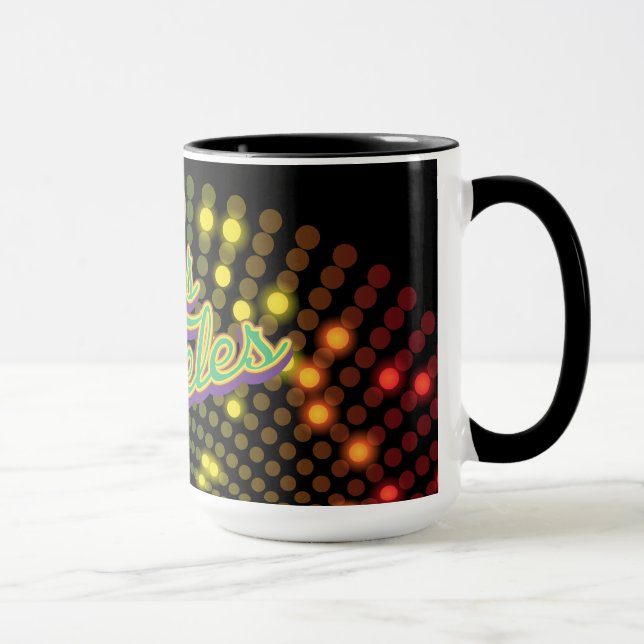 Mug Logo vintage de Los Angeles (Droite)