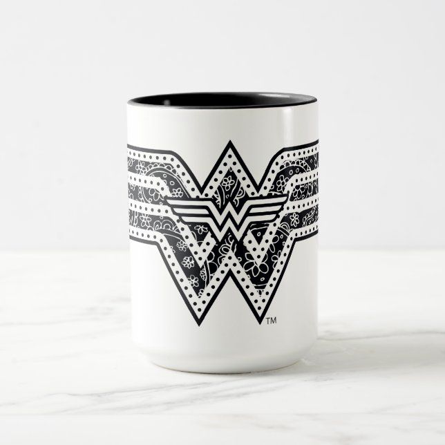 Mug Logo Wonder Woman Paisley (Centre)