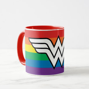 Mug Logo Wonder Woman Rainbow