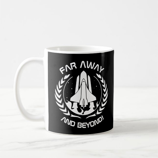 Mug Loin et au-delà - navette spatiale (Gauche)