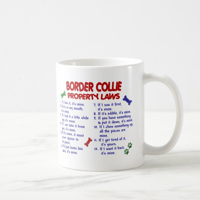 Mug Lois 2 de propriété de BORDER COLLIE (Droite)