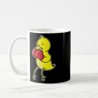 Mug L'oiseau fait de la boxe