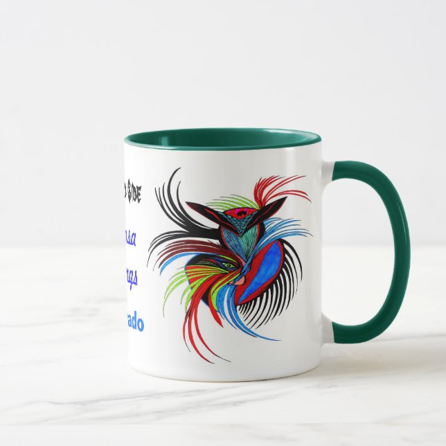 Mug L'oiseau latéral sauvage (Droite)