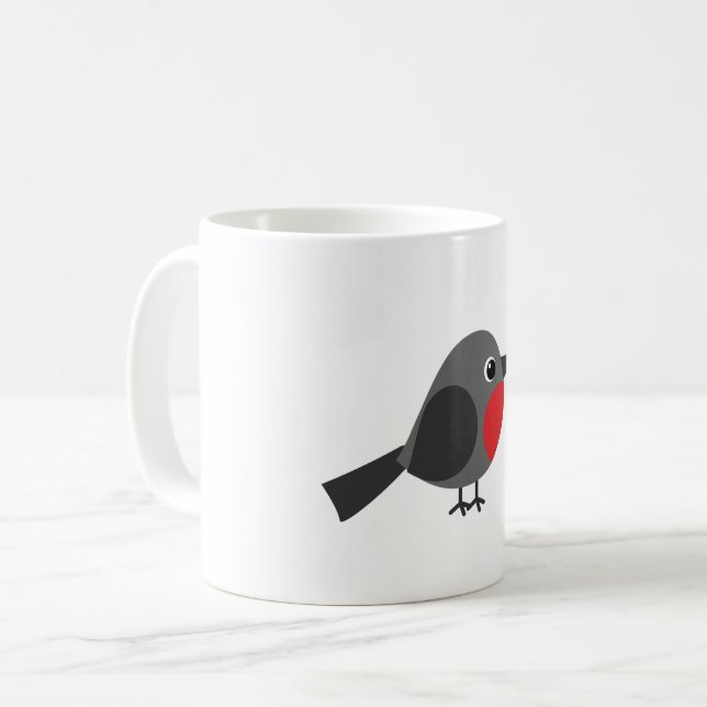 Mug L'Oiseau - Robin (Devant gauche)