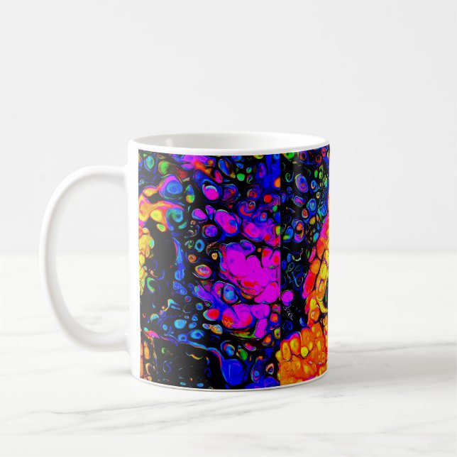 Mug L'Oiseau Solitaire 4 : Style Art Liquide (Gauche)