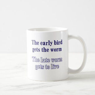 Mug L'oiseau tôt obtient le ver