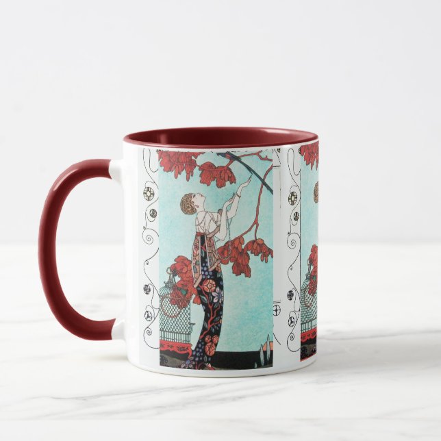 Mug L'OISEAU VOLONTAIRE, LA MODE DE BEAUTÉ/ FLEUVES Gé (Gauche)