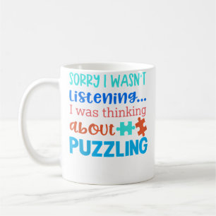 Mug Loisir énigmatique féminin Citation drôle Puzzle