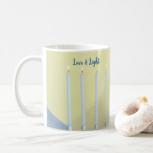 Mug Loisir & Lumière Bougies blanches Menorah blanche