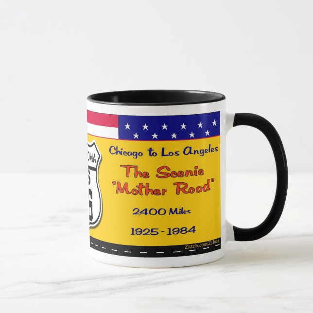 Mug L'Oklahoma - itinéraire 66 (Droite)