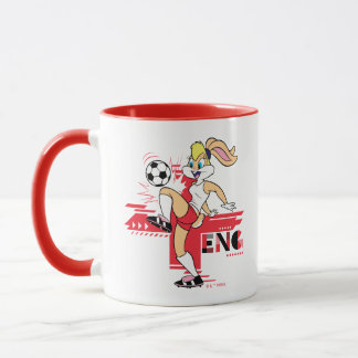 Mug Lola Bunny Équipe Angleterre Graphique de Football