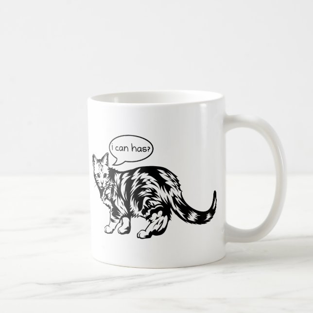 Mug lolcat - je peux a ? (Droite)