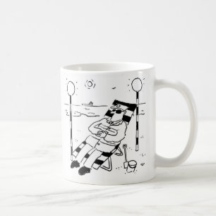 Mug Lollipop Man bronzer dans une illustration surréal