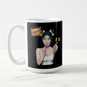 Mug Lollypop Popart Girl Et FU