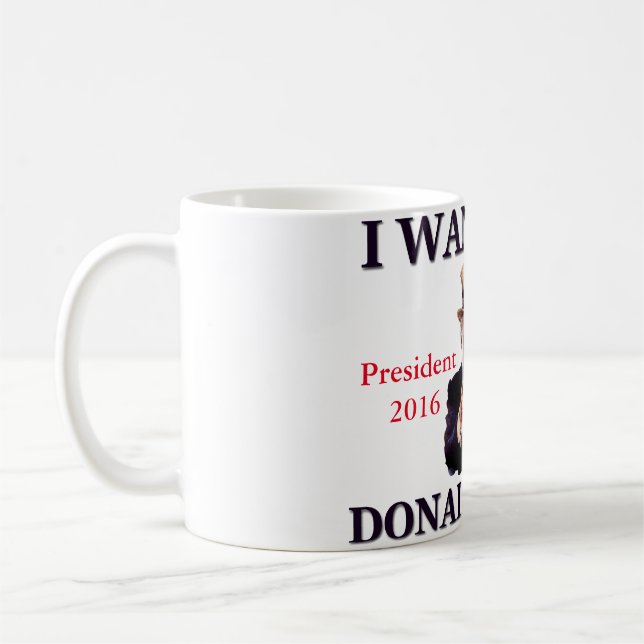 Mug L'Oncle Sam I vous veulent Donald Trump 2016 (Gauche)