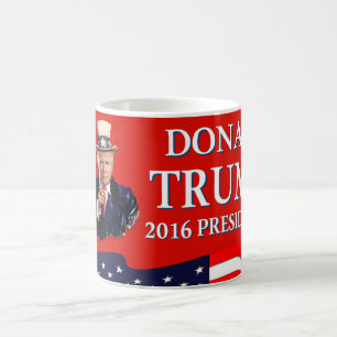 Mug L'Oncle Sam vous veut rouge de Donald Trump 2016