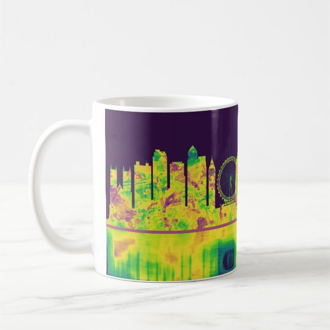 Mug London England Skyline (Gauche)