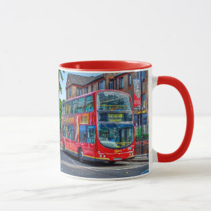Mug Londres à Lewisham Red Bus à deux étages UK