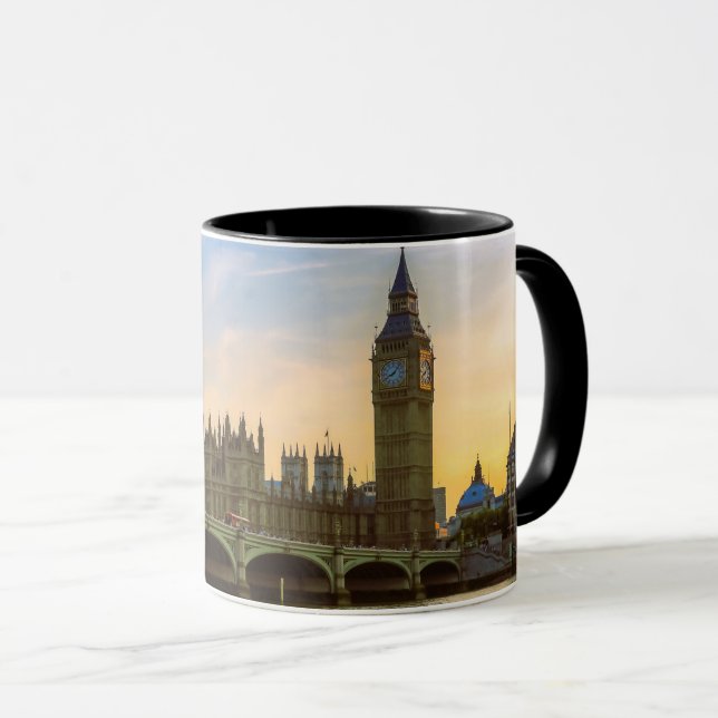 Mug Londres Angleterre Royaume-Uni Parlement Royaume-U (Devant droit)
