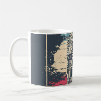 Mug Londres Big Ben : Poster de typographie