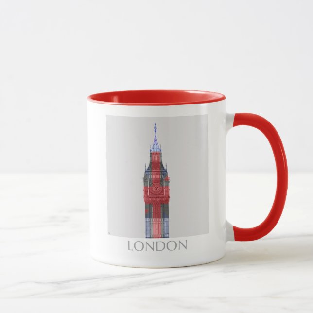 Mug Londres Big Ben Union Jack (Droite)