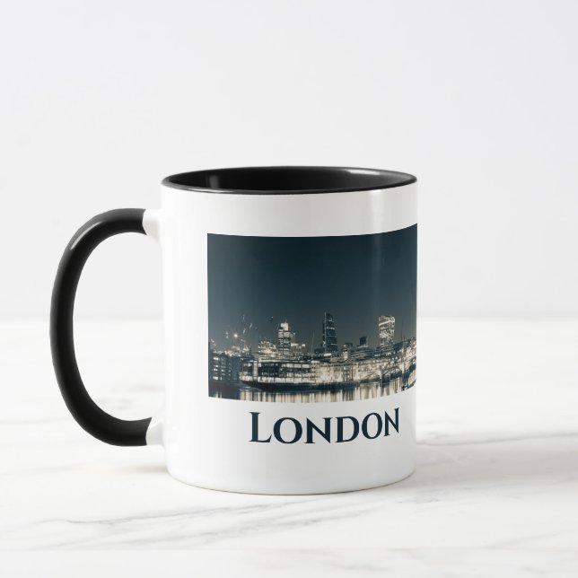 Mug Londres Skyline Panorama Urbain Souvenir Cadeau (Gauche)