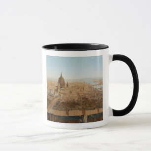 Mug Londres : une vue d'oeil d'oiseau de St Paul et du