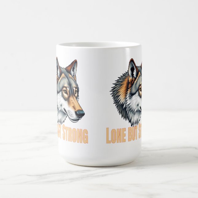Mug Lone But Strong Wolf (Centre)
