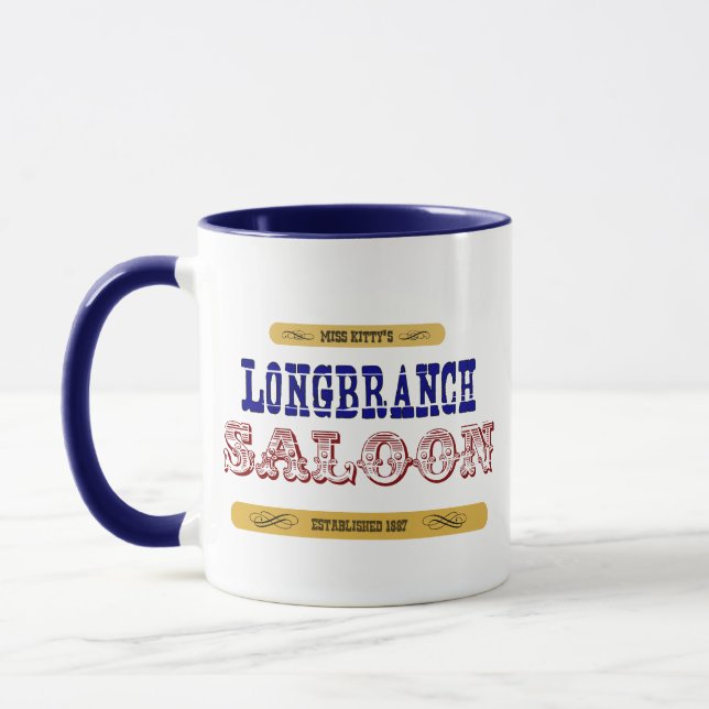 Mug Long Branch Saloon de Mlle Kitty (Gauche)