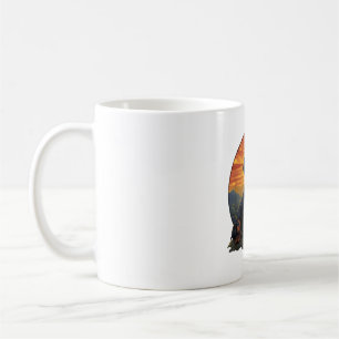Mug Long Haired Dachshund amoureux de animal retro vin
