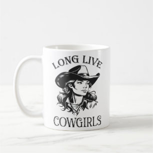 Mug Longue Vie Cowgirls, Country Western Cowgirl