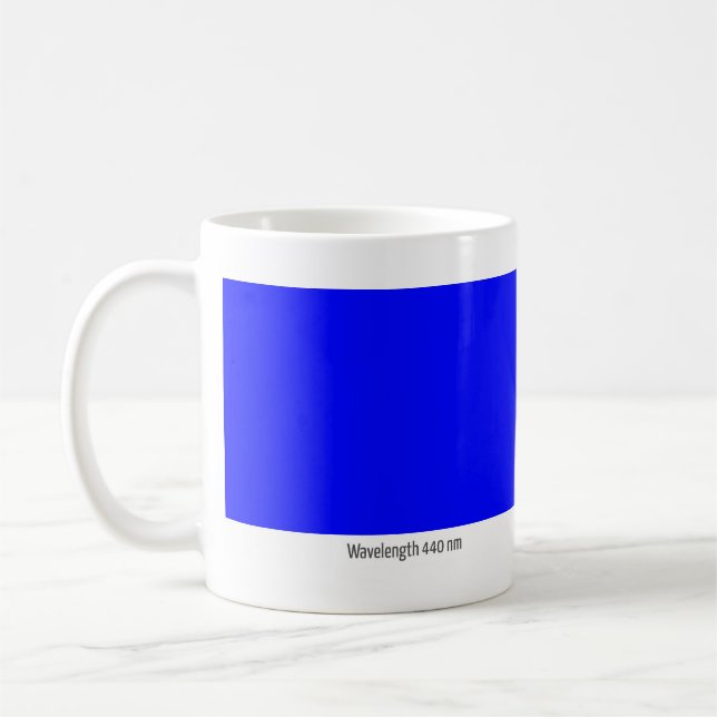 Mug Longueur d'onde 440 nanomètre (Gauche)
