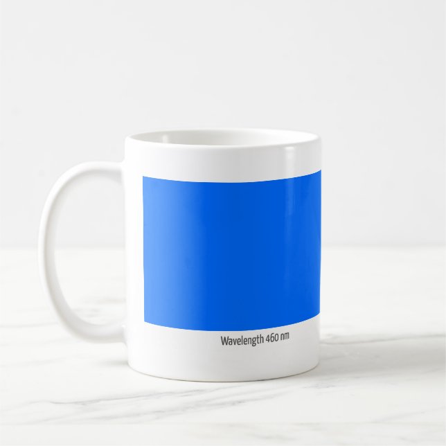 Mug Longueur d'onde 460 nanomètre (Gauche)