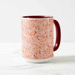 Mug Looking like textured of wall, salmon color