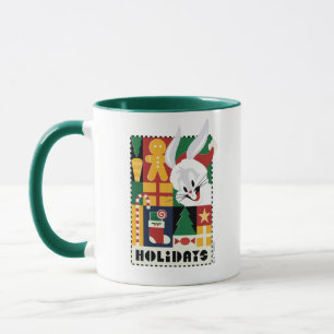 Mug LOONEY TUNES™ BUGS BUNNY™ Holidays Badge