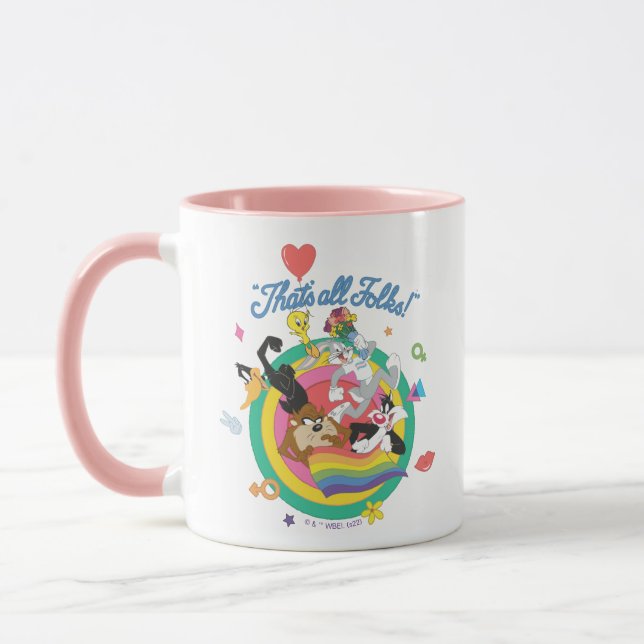 Mug LOONEY TUNES™ - C'est fini les amis ! Pleine cible (Gauche)