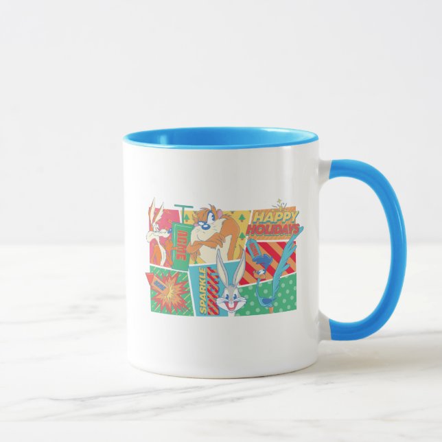 Mug LOONEY TUNES™ | Motif Joyeux Noël (Droite)