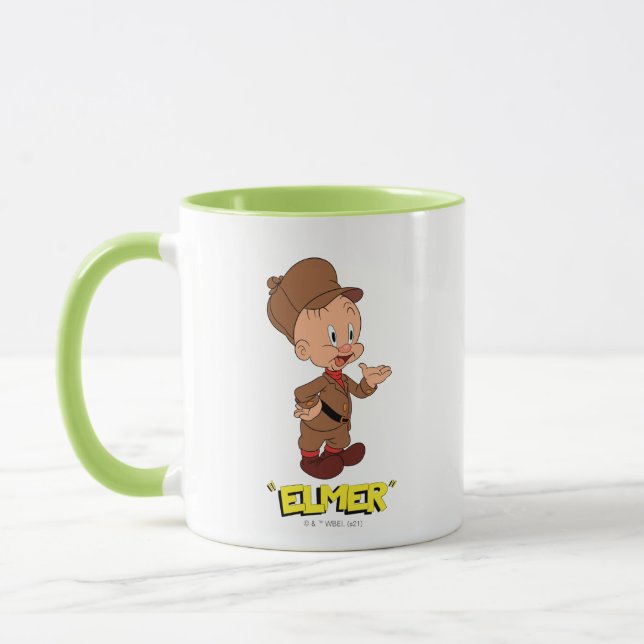 Mug LOONEY TUNES™ Rires rétro | ELMER FUDD™ (Gauche)