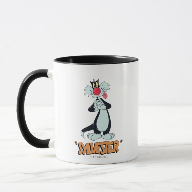 Mug LOONEY TUNES™ Rires rétro | SYLVESTER™ (Gauche)